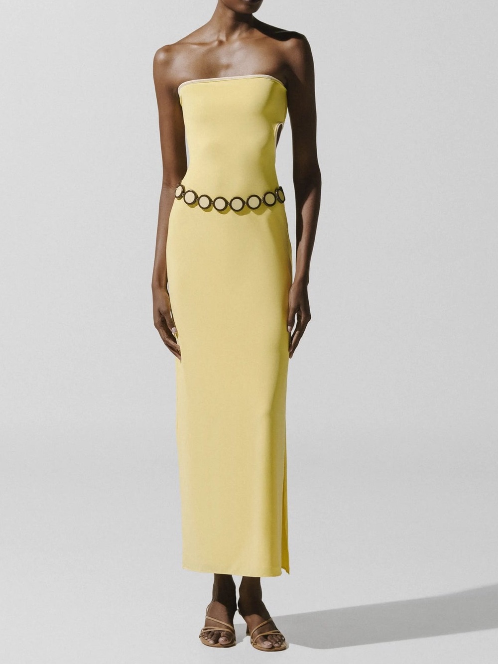 Baobab Mambo Maxi Dress in Yellow - Size L